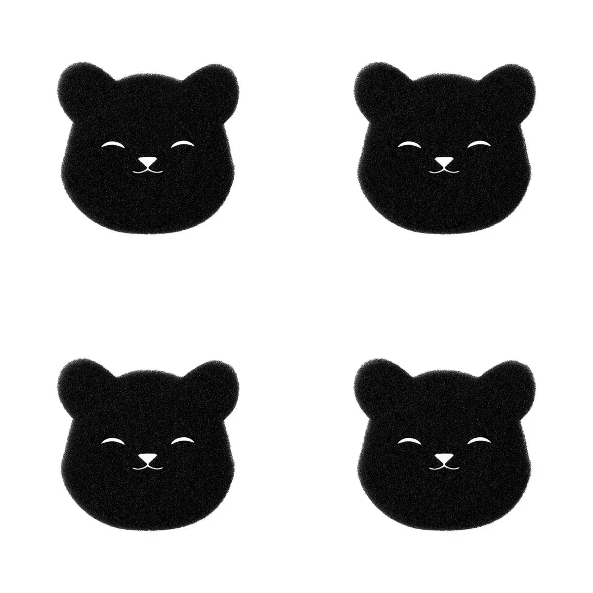 9PCS Pet Hair Remover Bear Shape Laundry Ball Washing Machine Lint Catcher Reusable Clothes Sofa Cat Dog Hair Cleaning Sponge