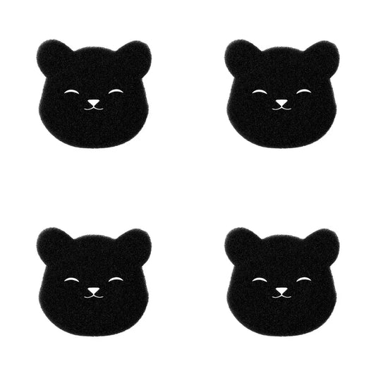 9PCS Pet Hair Remover Bear Shape Laundry Ball Washing Machine Lint Catcher Reusable Clothes Sofa Cat Dog Hair Cleaning Sponge