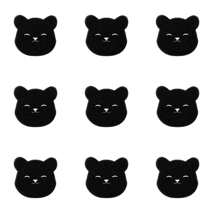 9PCS Pet Hair Remover Bear Shape Laundry Ball Washing Machine Lint Catcher Reusable Clothes Sofa Cat Dog Hair Cleaning Sponge