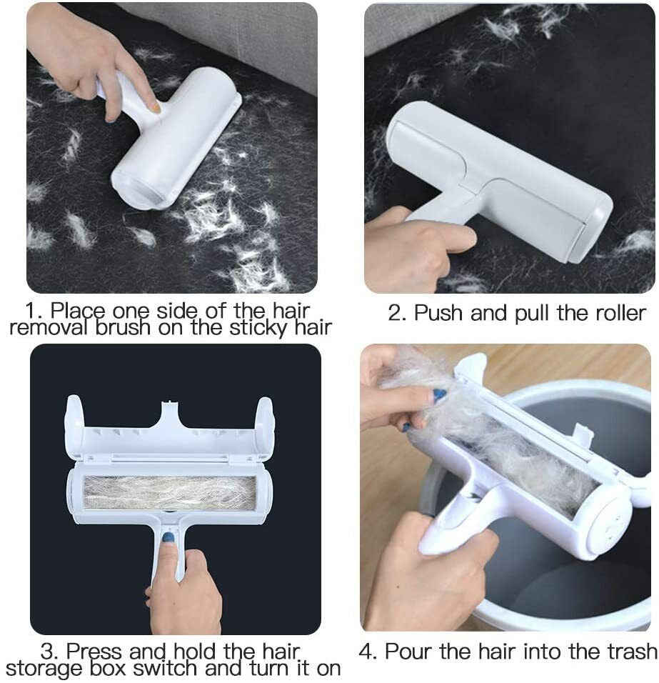 REUSABLE LINT ROLLER REMOVER PET CAT DOG ANIMAL FUR HAIR, ECO FRIENDLY
