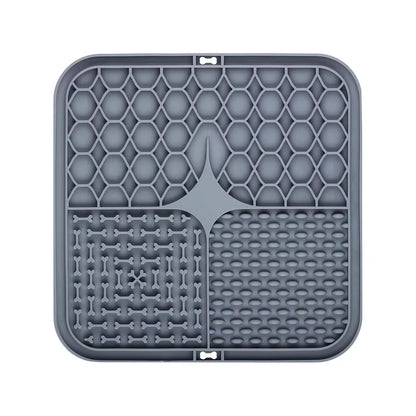 Silicone Licking Pad Pet Dog Lick Pad Bath Peanut Butter Slow Eating Licking Feeder Cats Lickmat Feeding Dog Lick Mat Supplies
