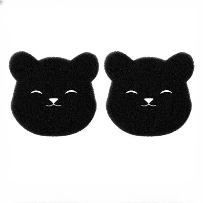 9PCS Pet Hair Remover Bear Shape Laundry Ball Washing Machine Lint Catcher Reusable Clothes Sofa Cat Dog Hair Cleaning Sponge