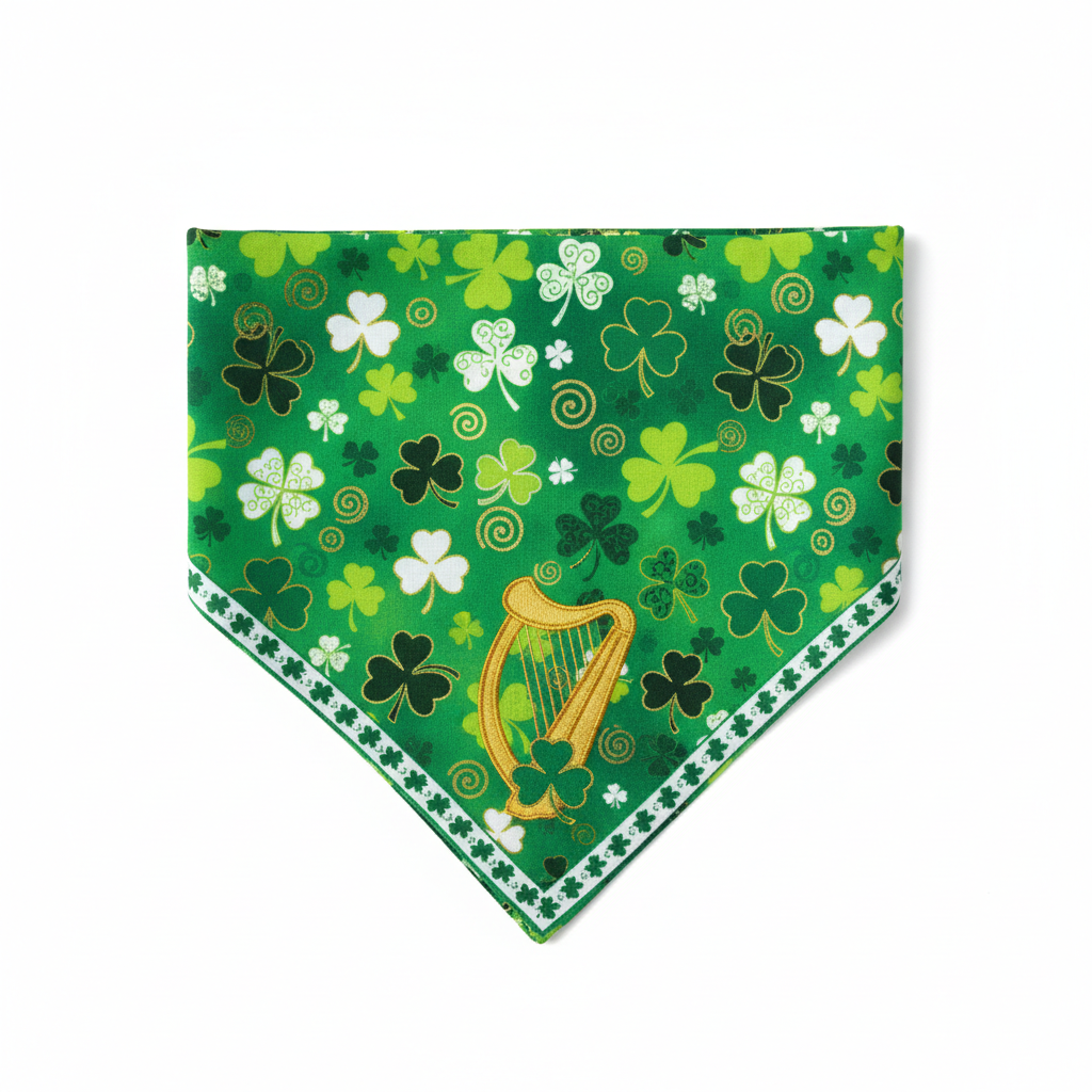 St. Patrick's Day Dog Bandana